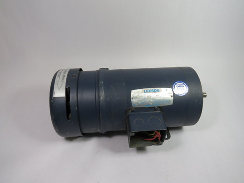 Leeson 1HP 1725/1425Rpm 575V E56CFC TEFC 3Ph 1.4/1.5A 60/50Hz USED