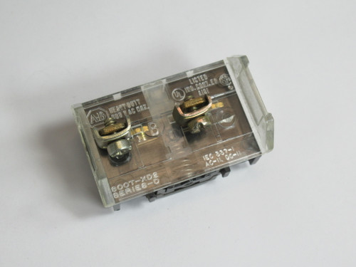 Allen-Bradley 800T-XD2 Contact Block 1NC Shallow Series D USED