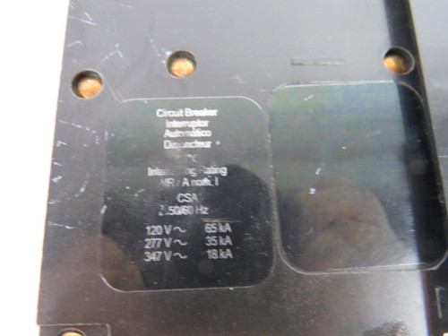 Federal Pioneer FFGP16015 Circuit Breaker 15A 1 Pole 347V USED