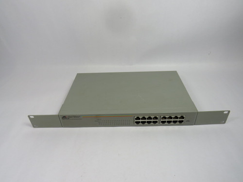 Allied Telesyn AT-FS716 10-Base Fast Ethernet Switch 100-240VAC 0.8A USED