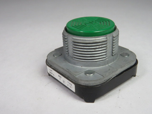 Allen-Bradley 800T-A1 Series T Push Button Green Flush Head No Contacts USED