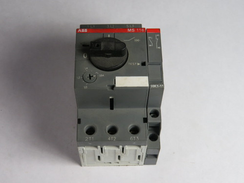 ABB 1SAM250000R1006 MS116-1.6 Manual Motor Starter 1.0-1.6A USED
