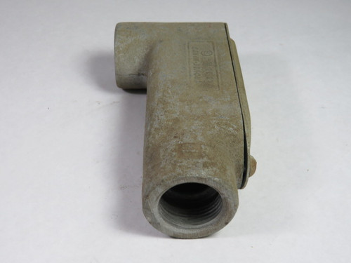Crouse-Hinds LB38 Conduit Outlet Body W/ Cover 1" NPT USED