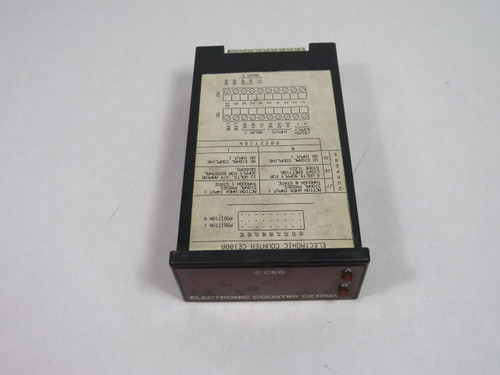 CEG CE100A 6-Digit Time Counter Module 12V/5V Various Option USED