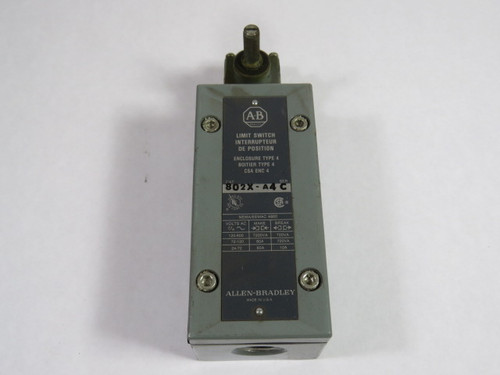 Allen-Bradley 802X-A4 Limit Switch 10A 600V ! NOP !