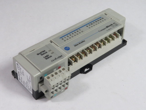 Allen-Bradley 1791D-16B0 Series C Input Base Module No Expansion Cable USED