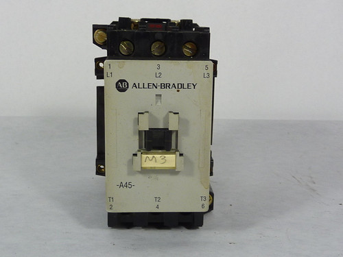 Allen-Bradley 100-A45ND3 Ser.C Contactor 110/120V 50/60Hz Coil 45A USED
