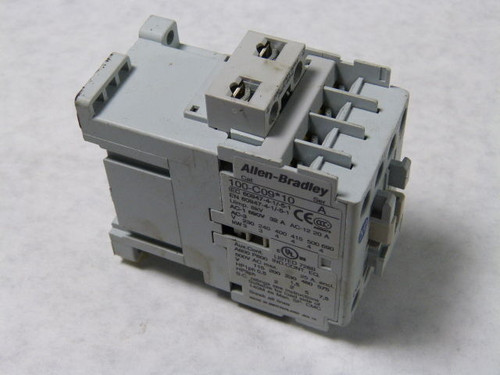 Allen-Bradley 100-C09F10 Non-Reversing Contactor 1NO 3Pole 9A 220/230V USED