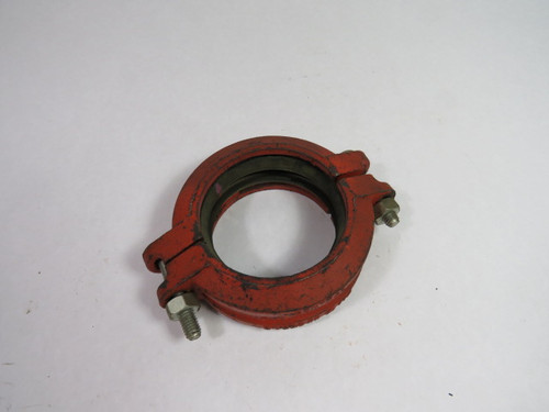 Central-Sprinkler 772 Sprinkler Pipe Coupling Clamp w/ Bolts 3"/88.9mm USED