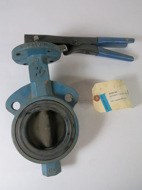 Keystone DN 3" F1000 CDF2 Trim 200 Test Butterfly Valve USED