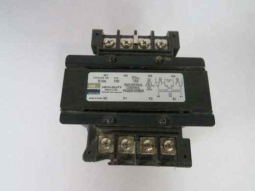 EGS E150 Control Transformer 150VA Pri 240x480V Sec 120V 1Ph USED