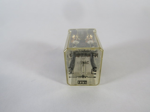 ITT ITT2ZF-FH Relay 115VAC 8-Pin USED