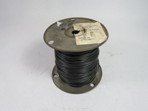 Generic LL39965 Single Conductor MTW 18 Awg 600V .030" 547ft BLACK USED