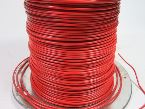 Nexans 148445 General Building Wire 14Awg 19 Str. 600V 12.08mm 397ft RED USED