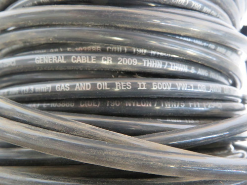 General Cable CR-2009 Cable 600V 13.3mm 127ft BLACK USED