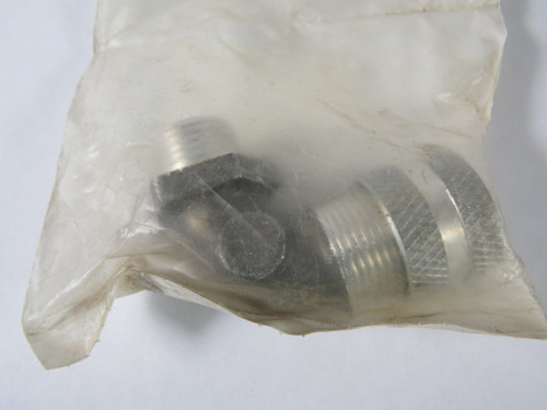Hubbell NHC1022 Cord Connector Aluminum NPT-1/2" Dia Range-.250"-.375" WHITE NWB