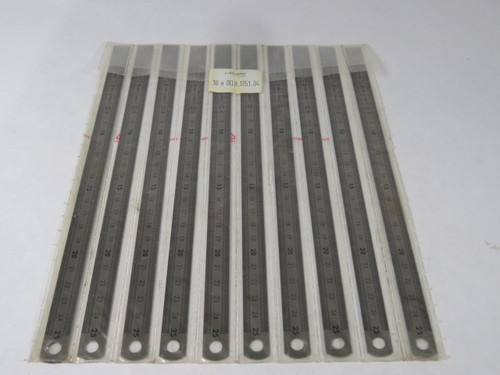 Facom DELA.1051.04 SS Metric Ruler Anti-Glare 250mm L 13mm W Pack Of 10 ! NEW !