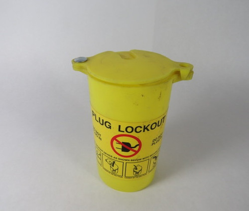 Prinzing Enterprises PLO23 Yellow Plug Lockout Device USED