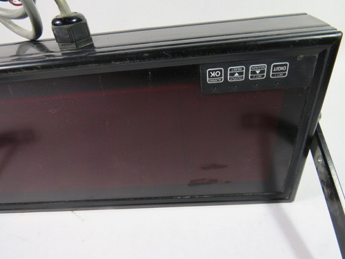 Wise Packaging LED4-24VDC 4 Digit LCD Display 24VDC 17" L X 7-3/4" W USED