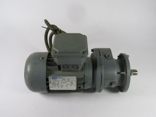 Mak Motor 0.18HP 0.135KW 1370RPM 220/380V 3Ph 1.07/0.62A 50Hz USED