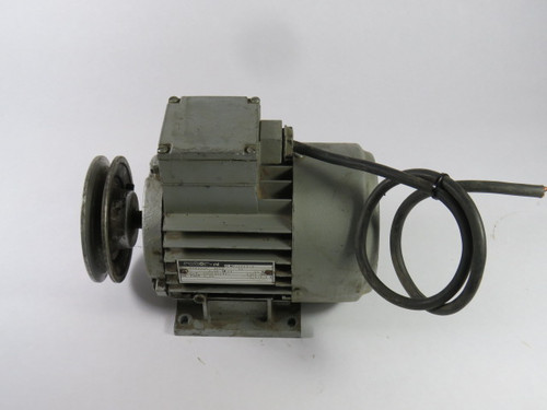 Rotor-nl Motor 0.37KW 1370RPM 220/380V TEFC 3Ph 1.9/1.1A 50Hz C/W Pulley USED