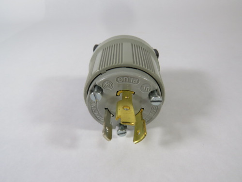 Arrow Hart 6202 Locking Plug 20A 125V 3W 2P USED