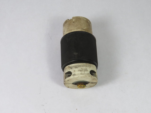 Woodhead 27T48 Connector 20A 250V 3W 2P USED