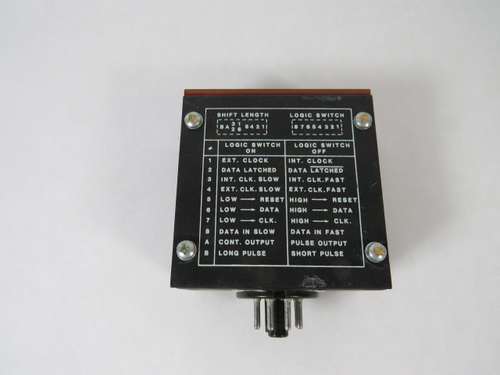 Banner LSR-64 Shift Register 10-30VDC 50-150ma 8-Pin USED