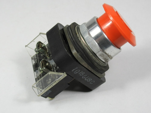 Allen-Bradley 800T-FX3D4 Series T 2-Position Push-Pull Device Orange 1NCLB USED