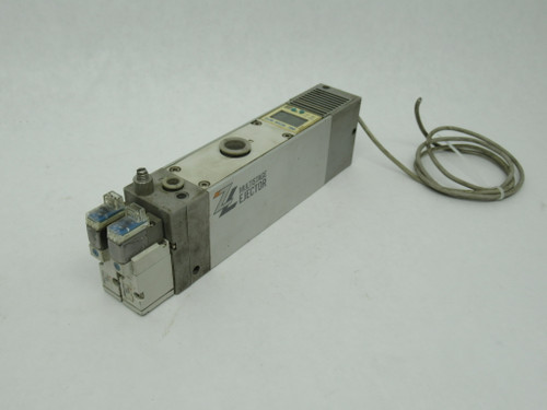 SMC ZL112-K15DZ-E65L Multistage Ejector 24VDC .15 to 7 MPa 0 to -84 kPa USED