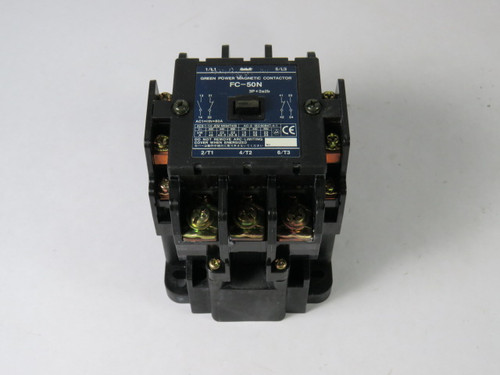 Matsushita FC-50N-AC200V Magnetic Contactor 200-220V 50/60Hz USED