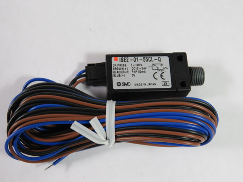 SMC ISE2-01-55CL-Q Pressure Switch 0-1MPa 12-24VDC 1/8" Port ! NWB !