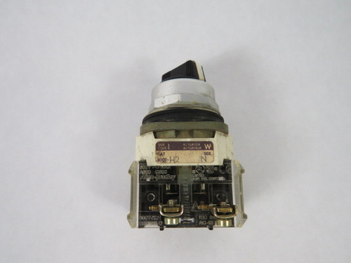 Allen-Bradley 800T-H2D1 Series N Selector Switch 1NO 2-Position USED