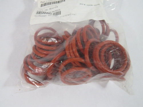 Able Seal 2-325S700-FDA Silicon O-Ring 37.47mm ID 48.13mm OD 50-PK ! NWB !