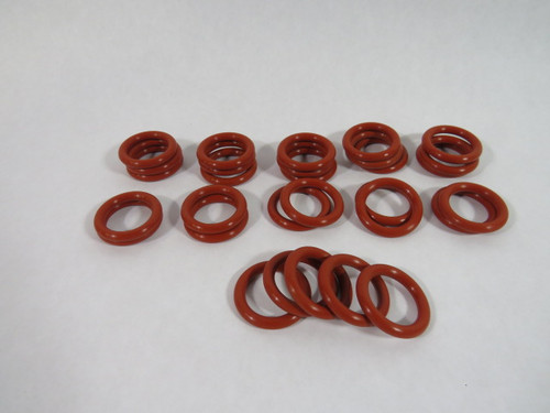 Able Seal 2-318S700-FDA Silicon O-Ring 24.77mm ID 35.43mm OD Lot of 30 USED