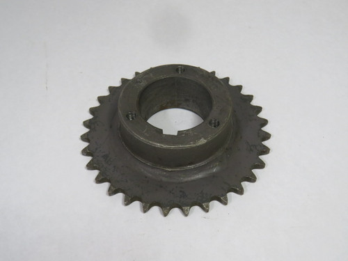 Browning 40P32 Sprocket 1.85" Bore 32 Teeth 40 Chain 0.5" Pitch USED