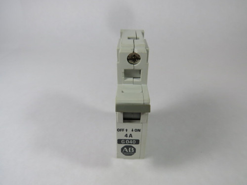 Allen-Bradley 1492-CB1-G040 Series B Circuit Breaker 4A 1-Pole USED