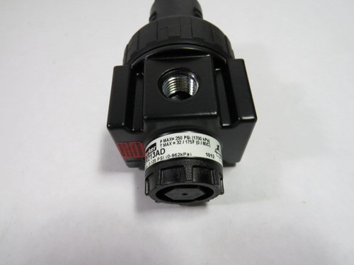 Parker 05R213AD Air Filter Regulator 3/8"NPT 125PSI 40scfm USED