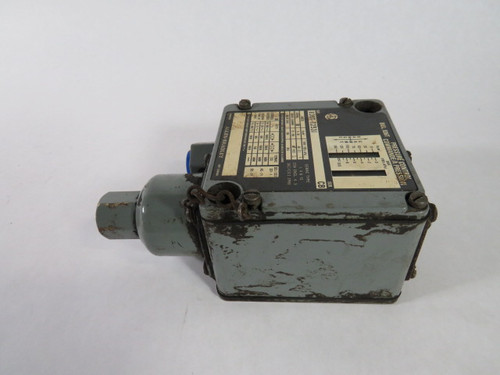Allen-Bradley 836T-T253J Series CB Pressure Control 600VAC 12-150PSI USED