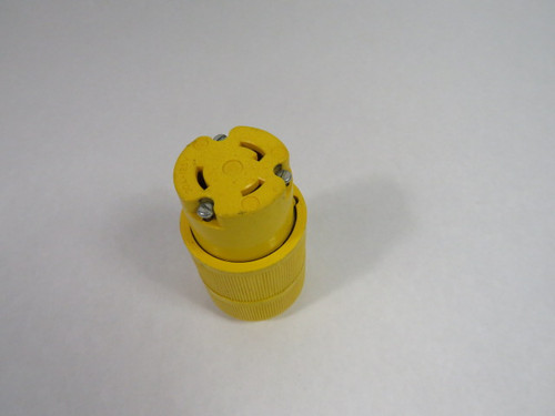 General Electric GLD0533 Yellow Connector 30A 125V 3W 2P USED