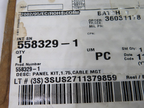 Tyco 558329-1 Panel Kit 1.75 Cable ! NEW !