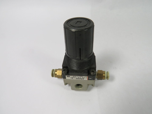 SMC AR2000-01 Modular Pressure Regulator w/o Gauge 1/8"NPT .05-.85MPa USED