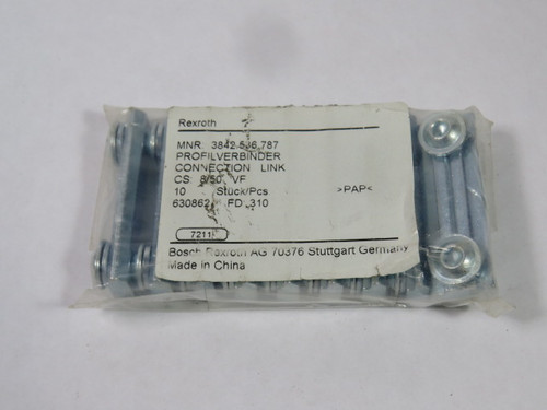 Rexroth 3-842-536-787 Profile Connector Links 50VF Pack Of 10 ! NWB !