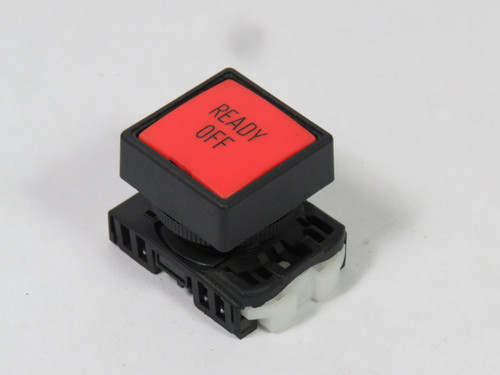 Fuji Electric AR22F0S-R Push Button 6A 250V Red Flush No Contacts USED