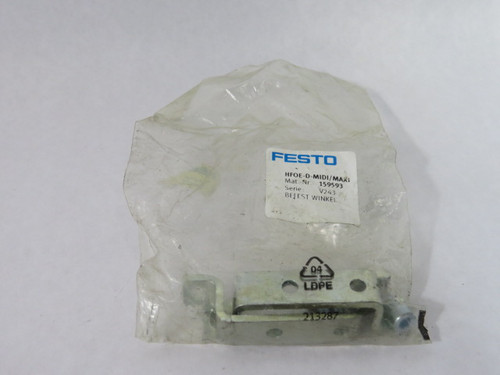 Festo 159593 HFOE-D-MIDI/MAXI Air Filtration Mounting Bracket ! NWB !