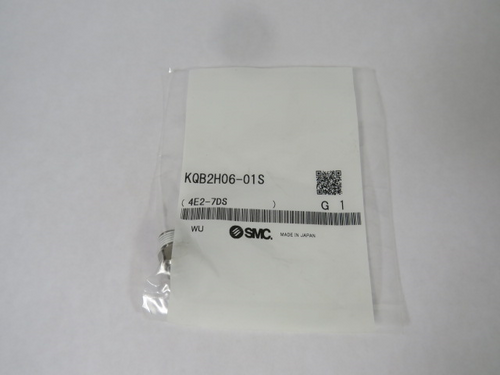 SMC KQB2H06-01S Metal Fitting 6mm R1/8 ! NWB !