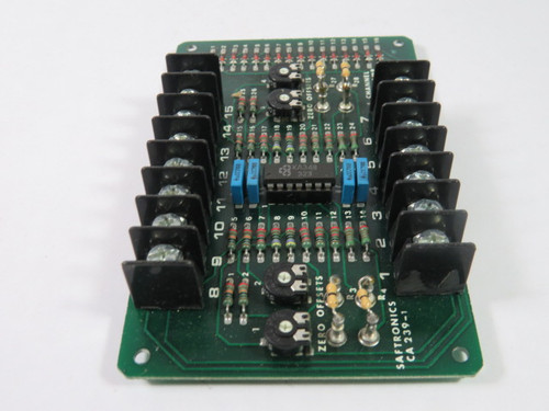 Saftronics CA239-1 4-Channel Buffer Amplifier Board USED