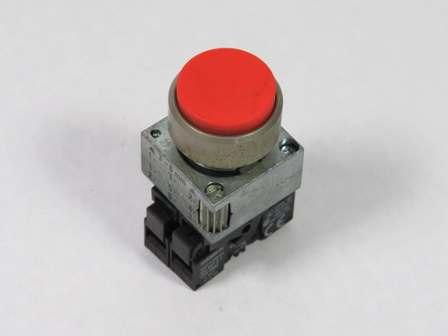 Siemens 3SB3201-0BA1 Push Button 1NO 1NC Red Extended USED