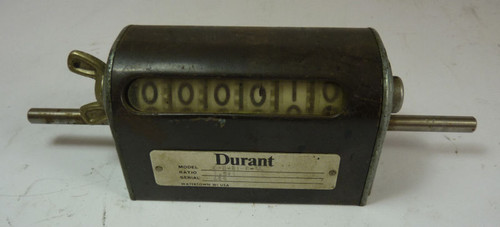 Durant Instruments 6-H-81-R-GL Rotary Counter USED