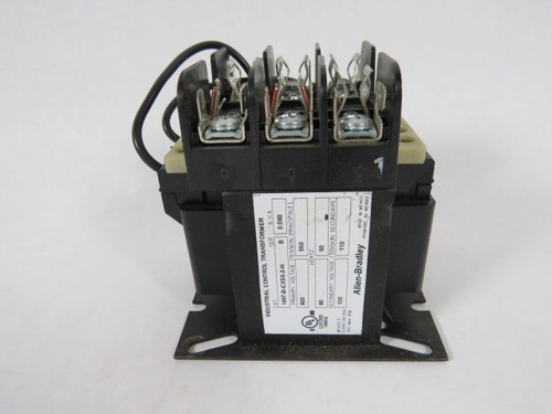 Allen-Bradley 1497-B-CXSX-3-N Transformer 0.080kVA Pri 600V Sec 120V USED